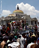 Concentraci�n en el Palacio de Bellas Artes 
