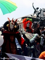 Vestuarios espectaculares frente a Bellas Artes