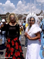 De gala frente a Palacio Nacional
