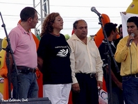 Candidatos gays al Legislativo y el presidente de COMAC