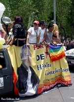 la Campa�a de AMLO presente en la Marcha...