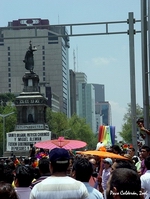 Llegando a la glorieta de Cuauht�moc