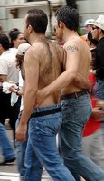 Pareja en jeans